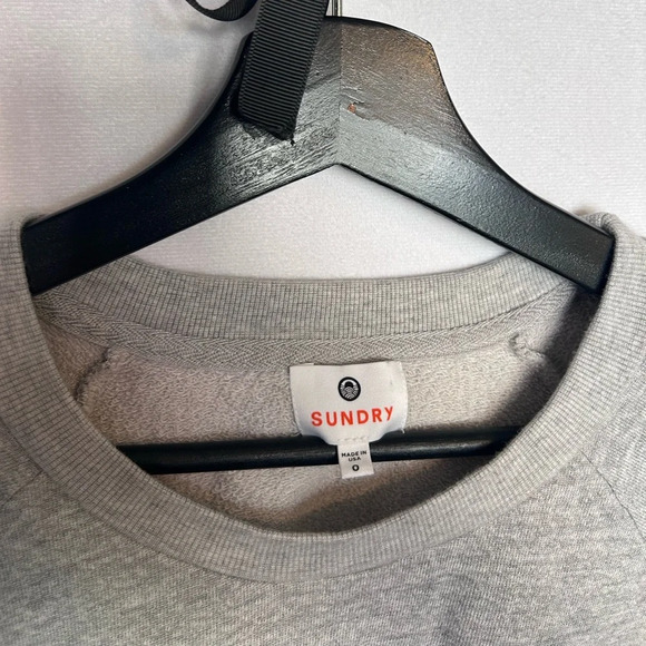 Sundry Revolve Ombré Tie-Dye Crew Neck Pullover Sweatshirt Size 0 - Picture 3 of 7